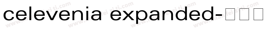celevenia expanded字体转换